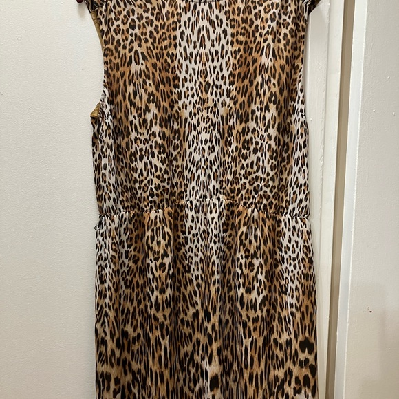 C Wonder Animal Print Silky Dress - Picture 3 of 5